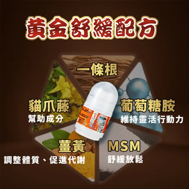 【薇爾艾伯】金門一條根按摩舒緩放鬆精油滾珠35ml-3入組(塗抹方便、即時舒緩)