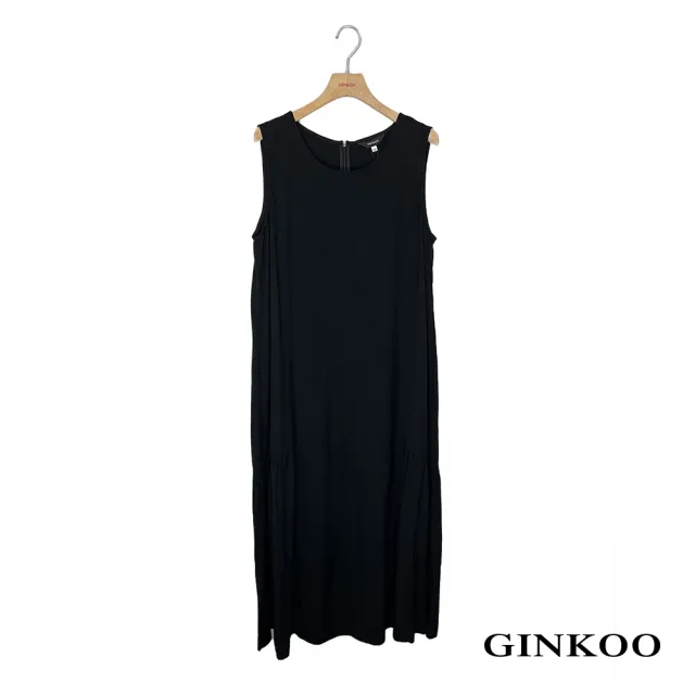 【GINKOO 俊克】簡約無袖洋裝