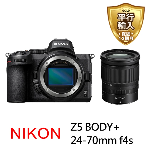 【Nikon 尼康】Nikon Z5 + 24-70mm F4 S 全片幅微單眼(平行輸入)