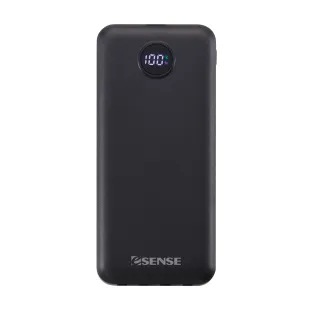 【ESENSE 逸盛】APJ100 10000mAh 22.5W 三輸出快充行動電源(自帶線-黑)