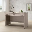 【唯熙傢俱】卡恩淺灰橡色4尺書桌(書桌 電腦桌 辦公桌 工作桌)