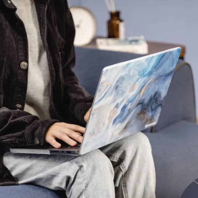 【SwitchEasy】MacBook Pro 13吋 Marble 大理石保護殼(通用最新M2 Pro 13吋)