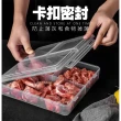 【Nick Shop】日式三格不串味保鮮盒-3入組(7月型錄商品/食材備料盒/卡扣式收納盒)