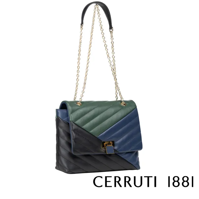 【Cerruti 1881】義大利原裝進口 小牛皮肩背包 CEBA05590M