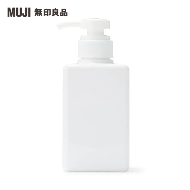 【MUJI 無印良品】PET補充瓶/白.400ml