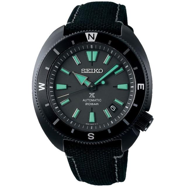 【SEIKO 精工】限量PROSPEX 黑潮 夜視鏡綠 潛水機械腕錶 開學季 禮物 送禮 (SRPH99K1/4R35-05H0C)