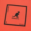 【KANGOL】短袖 短T 橘 方格大袋鼠LOGO 棉 休閒 男(6225102550)