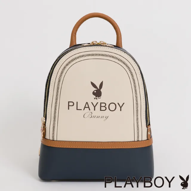 【PLAYBOY】後背包 Viva系列(米白色)