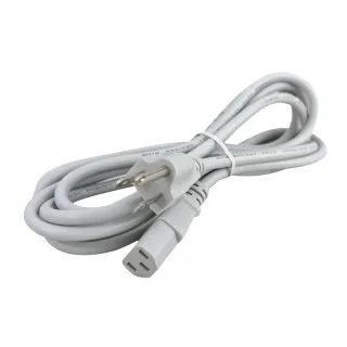 【I-Sheng】台灣製造檢驗 電源供應線 T型 電源線 品字尾插頭 3孔插頭 875W 2.4M(電源供應線 品字尾插頭)