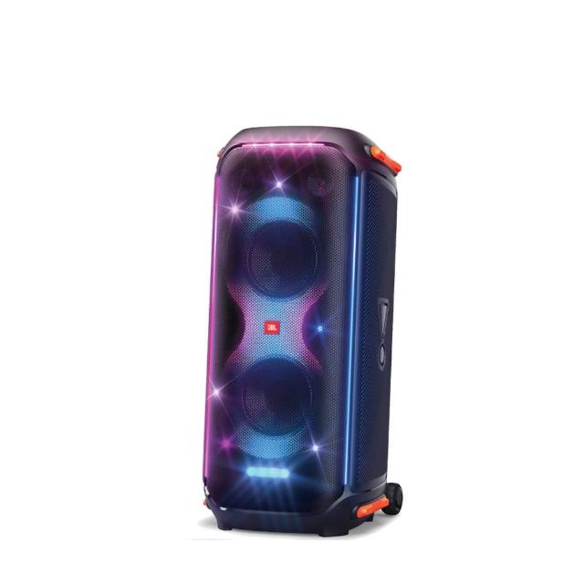 JBL PartyBox 710 是專業級藍芽派對音箱，支援 MP3 歌曲播放，頻率響應 35Hz-20kHz，提供 800W 強大功率輸出。內建 1 組麥克風輸入，適合 KTV 或戶外派對；支援 1080p 畫質投影，影音輸出詳見說明書。尺寸 436 x 399 x 905 mm，重 27.8 kg，電壓 100–240 V 通用。BSMI 認證 R63234，產地中國。以上規格以實際出貨為準。