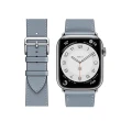 【kingkong】Apple Watch Series 8/7/6/5/4/SE/Ultra 通用 真皮質商務錶帶 撞色腕帶(iWatch替換錶帶)