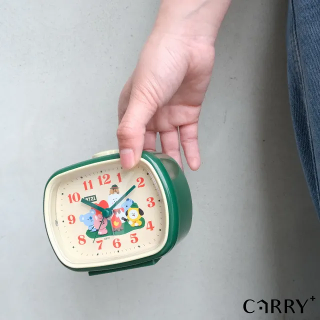 【CarryPlus】官方授權BT21 宇宙明星露營鬧鐘-營火隊(THE GREEN PLANET系列)
