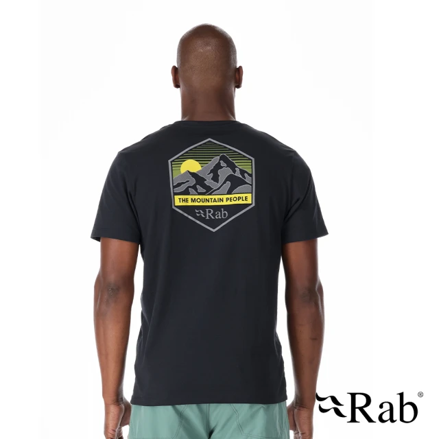 RAB Stance Mountain Peak Tee 透氣短袖有機棉T恤 男款 鯨魚灰 #QCB66