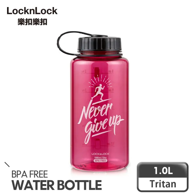 【LocknLock 樂扣樂扣】Tritan旋蓋優質運動水壺1000ml(4色任選)