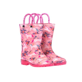 【Wildkin】兒童提把雨鞋(魔法獨角獸)