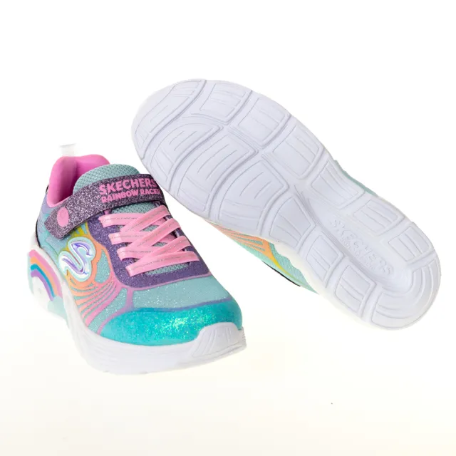 【SKECHERS】女童鞋系列 燈鞋 RAINBOW RACER(302309LMLT)