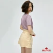 【BRAPPERS】女款 Color Life色褲系列-高腰彈性短褲(卡其)