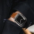 【SwitchEasy 魚骨牌】Apple Watch 41/45mm Nude 鋼化玻璃透明手錶殼(殼膜一體)