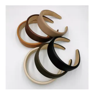 【NANA】娜娜 韓式素雅寬版皮革髮箍 HBH8(皮革髮箍)