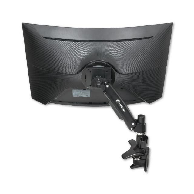ErgoGrade EGAUC10Q ErgoGrade EGAUC10Q 是一款高承重單螢幕支架,支援12.5吋至34吋螢幕,最大承載重量達4~12kg,採用鋁合金材質,輕便耐用,黑色設計簡潔時尚,符合國際VESA安裝標準,適合辦公室或家庭使用。
