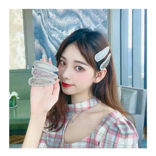 【NANA】娜娜 璀璨耀目閃鑽氣質瀏海夾三入組 HPG1(瀏海夾三入組)