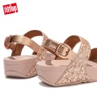 【FitFlop】LULU GLITTER BACK-STRAP SANDALS經典亮片後帶涼鞋-女(玫瑰金)