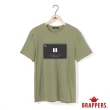 【BRAPPERS】男款 電玩印花系列-暫停鍵LOGO印花T恤(軍綠)