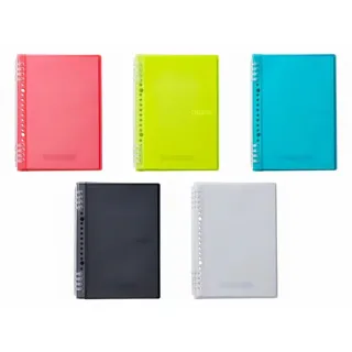 【KING JIM】CHEERS! 霓虹色雙扣環式筆記本 A5