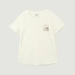 【Hang Ten】女裝-純棉玉山山岳印花短袖T恤(米白)