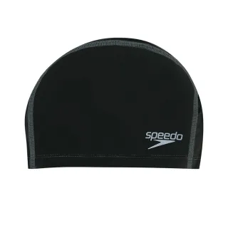 【SPEEDO】成人合成泳帽 Pace Long Hair(黑)