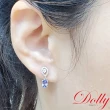 【DOLLY】14K金 天然丹泉石鑽石耳環(003)