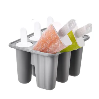【AHOYE】矽膠冰棒製冰盒 6格 雪糕模具 冰棒模具