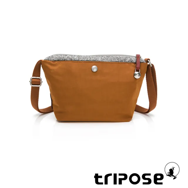 【tripose】漫遊系列三角斜背包(稻禾駝)