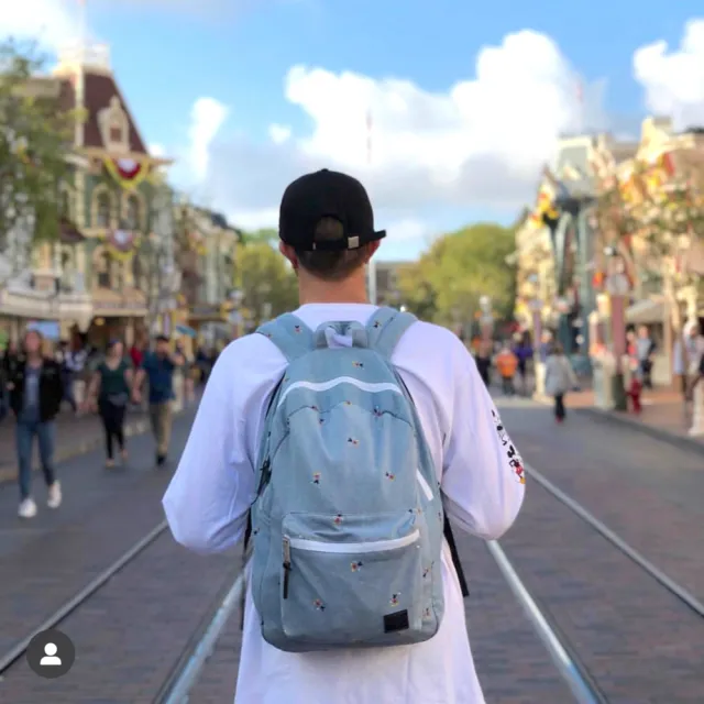 【Herschel】雙11 Settlement 迪士尼 聯名款 米奇 米奇包 水藍 藍色 丹寧 帆布 限量 書包 男女 