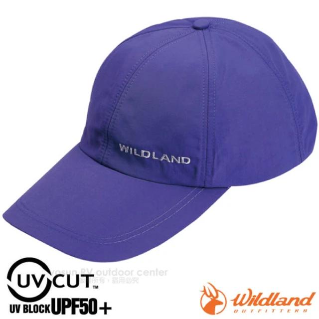 Wildland 荒野 中性抗UV透氣棒球帽.防晒遮陽帽.鴨舌帽(W1013 葡萄紫)