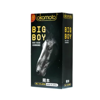 【Okamoto岡本】BIG BOY大黑馬保險套10入/盒
