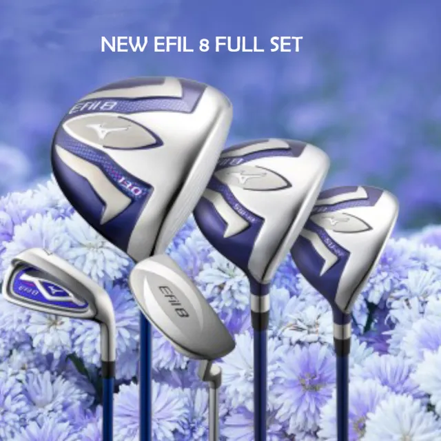 MIZUNO 美津濃】EFIL8 女用全套高爾夫球具組不附袋(最新款初學者首選