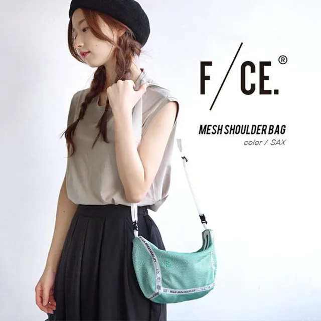 【F/CE】MESH SHOULDER BAG 五色 膠帶 網絲包 輕量 運動 側背包 隨身小包 F1901SE0040camp