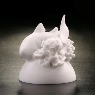 【Gallery Chuan 筌美術】堅毅珍鮭(石雕  送禮 藝品 藝術禮品 櫻花鉤吻鮭)