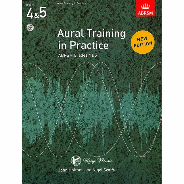 【ABRSM 英國皇家】聽力測驗練習本第 4-5級 含1片CD(Aural Training in Practice Grade 4-5 With CD)