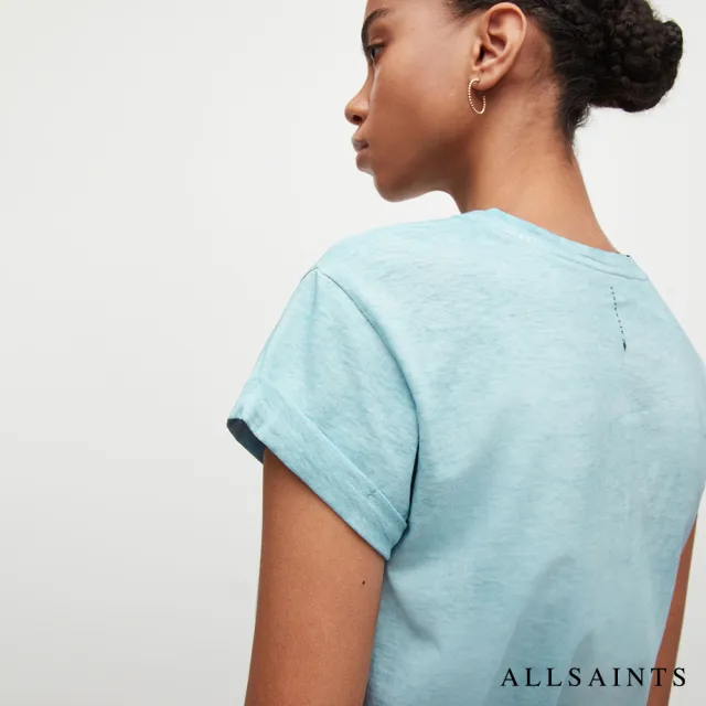 【ALLSAINTS】ANNA 公羊頭骨素面純棉短袖T恤-多色(常規版型)