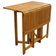 【特力屋】艾倫實木蝶型摺疊桌 戶外家具