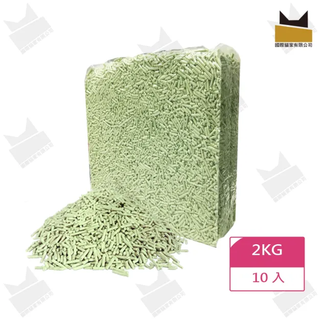 【國際貓家】Hello ICHI 綠茶豆腐砂 2KG/十包入(全新配方除臭貓砂)
