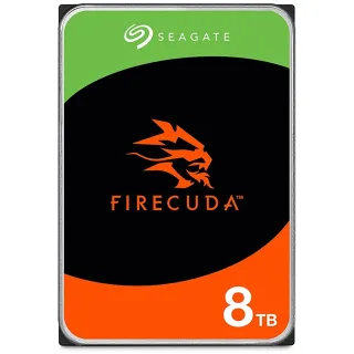 【SEAGATE 希捷】FireCuda 8TB 3.5吋 7200轉 256MB 桌上型 內接硬碟(ST8000DX001)