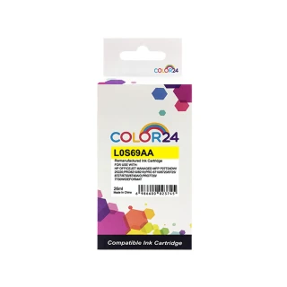 【Color24】for HP L0S69AA NO.955XL 黃色高容環保墨水匣(適用HP OfficeJet Pro 7720/7730/7740/8210/8710)