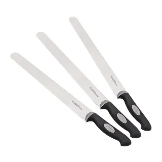 【SANNENG 三能】45cm西點刀 蛋糕刀-黑色塑膠柄(SN4832)