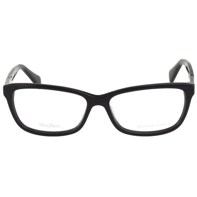 【MaxMara】時尚光學眼鏡 MM1205(黑色)