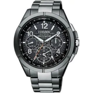 【CITIZEN 星辰】GPS 衛星鈦金屬 Eco-Drive  光動能 計時男錶(CC9075-52E  送禮首選)