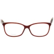 【MaxMara】時尚光學眼鏡 MM1230(咖啡紅)