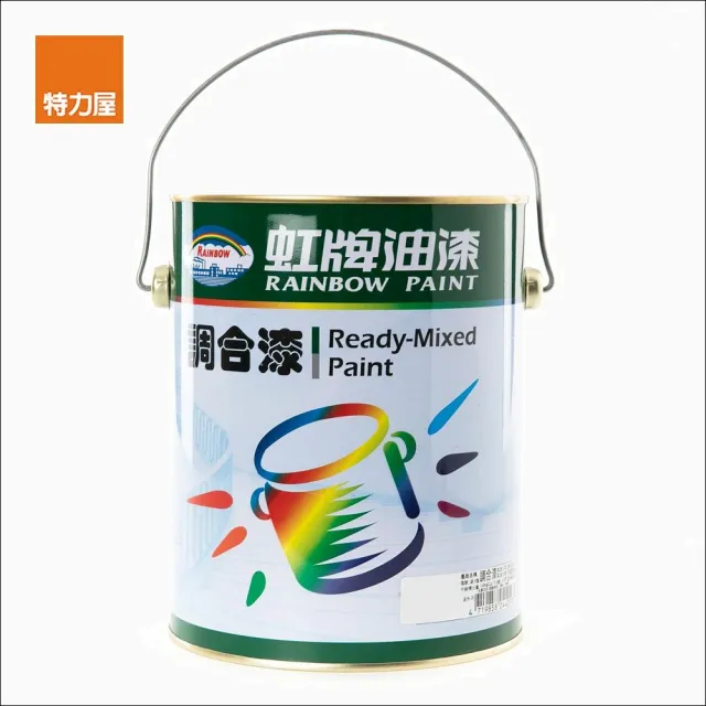 【虹牌】彩虹屋調合漆有光 銀灰色 1G